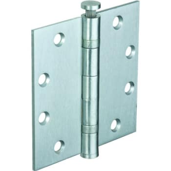 Image for 4-1/2" Commercial Ball Bearing Door Hinge Satin Chrome, Package Of 3 from HD Supply
