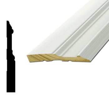 Image for Woodgrain Millwork 5709 White Pine Base Moulding 5/8x5-1/4x96", Package Of 5 from HD Supply