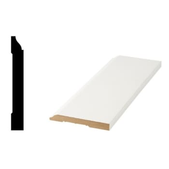 Image for Woodgrain Millwork 620 White Primed Pine Mdf Base Moulding 96", Package Of 5 from HD Supply