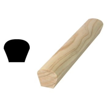 Image for Woodgrain Millwork 230 Solid Pine Handrail Moulding 96", Package Of 5 from HD Supply