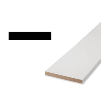 Image for Woodgrain Millwork White Mdf S4s Moulding, 11/16" X 7-1/4" X 96”, Package Of 5 from HD Supply