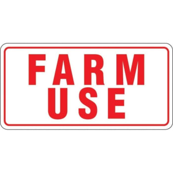 Image for Hy-Ko "farm Use" Id Tag Aluminum, 6" X 12", Package Of 5 from HD Supply