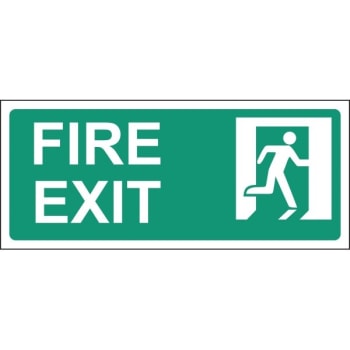 Image for Hy-Ko "fire Exit" Plastic Sign, 14" X 6-1/4", Package Of 5 from HD Supply