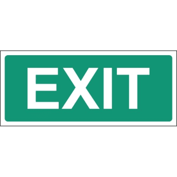 Image for Hy-Ko "exit" Plastic Sign, 14" X 6-1/4", Package Of 5 from HD Supply