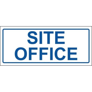 Image for HY-KO "Site Office" Plastic Sign, 14" x 6-1/4", Package of 5 from HD Supply