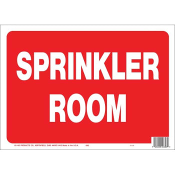 Image for Hy-Ko "sprinkler Room" Polystyrene Sign, 14" X 10", Package Of 5 from HD Supply