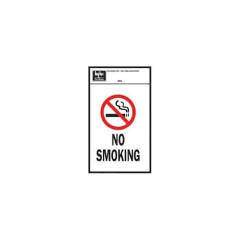 Image for HY-KO "NO SMOKING" Self-Adhesive Vinyl Sign, 6-3/4 x 11-1/4", Package of 10 from HD Supply