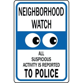 Image for Hy-Ko "neighborhood Watch" Aluminum Sign, 12" X 18" from HD Supply