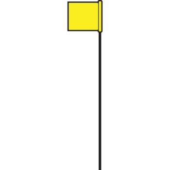 Image for HY-KO 21" Yellow Stake Flag, Pack of 25 from HD Supply