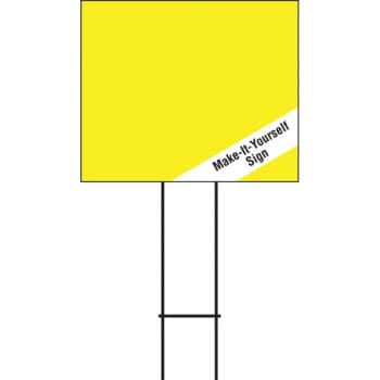 Image for HY-KO Yellow Blank Corrugated Plastic Sign, 20" x 24", Package of 5 from HD Supply