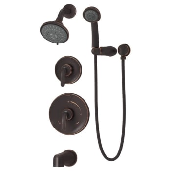 Image for Symmons® Elm™ Tub/Shower/Hand Shower Trim Only, 1.5 GPM, Seasoned Bronze from HD Supply