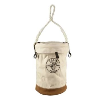 Image for Klein Tools® Leather Bottom Bucket With Top White/brown from HD Supply