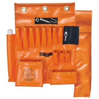 Image for Klein Tools® Aerial Apron With Hot Stick Pocket Orange from HD Supply
