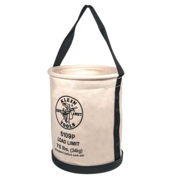 Image for Klein Tools® Wide Straight Wall Bucket Withpocket White/black from HD Supply
