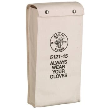 Image for Klein Tools® 19 Inch Glove Bag 4-Canvas White from HD Supply