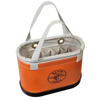 Image for Klein Tools® Hard Body Oval Bucket Orange/white Orange from HD Supply