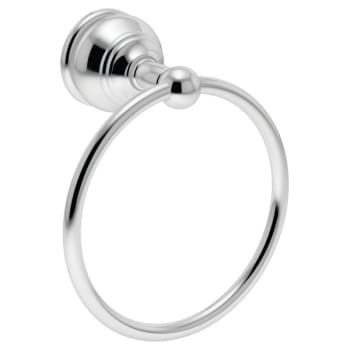 Image for Symmons Allura Chrome Brass Wall Mount Towel Ring from HD Supply