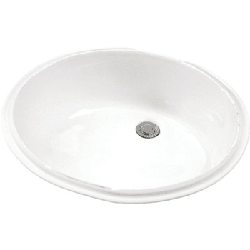 Gerber's Luxoval 19.13 X 15.75 Undercounter Bathroom Sink  White