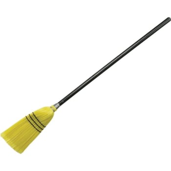 Image for Lobby Broom, Yellow Poly Fiber, Stitched Rows from HD Supply