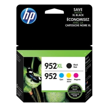 HP 952XL High-Yield Black And HP 952 Cyan/magenta/yellow Ink Cartridge