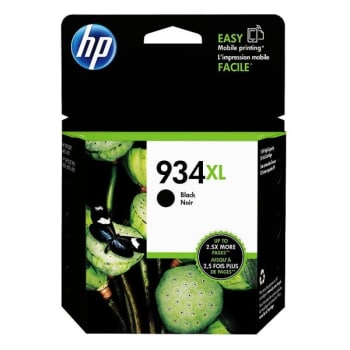 Image for Hp 934xl Black High-Yield Original Ink Cartridge from HD Supply