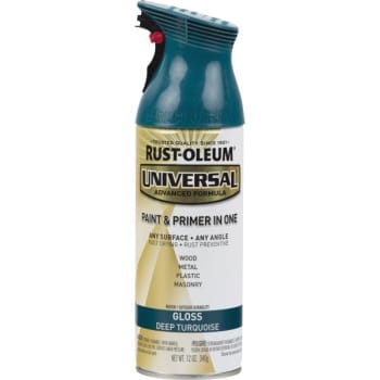 Image for Rust-Oleum Deep Turquoise All Surface Gloss Paint And Primer, Package Of 6 from HD Supply