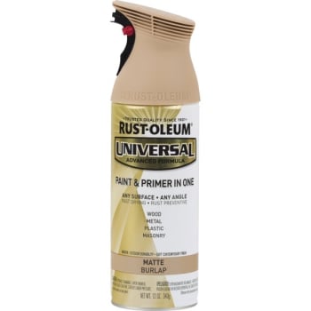 Rust-Oleum Burlap All Surface Matte Spray Paint and Primer, Package Of 6