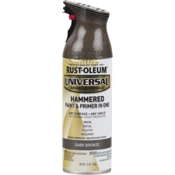 Image for Rust-Oleum Dark Bronze All Surface Hammered Spray Paint And Primer, Package Of 6 from HD Supply