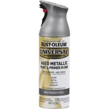 Image for Rust-Oleum Weathered Steel Aged Metallic Spray Paint and Primer, Package Of 6 from HD Supply