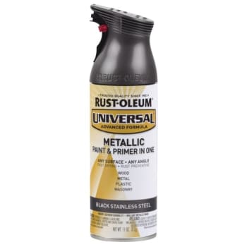 Image for Rust-Oleum Black Stainless Steel All Surface Spray Paint and Primer Package Of 6 from HD Supply
