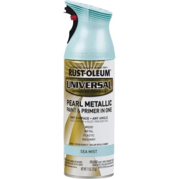 Image for Rust-Oleum Pearl Sea Mist Metallic Spray Paint and Primer, Package Of 6 from HD Supply