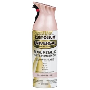 Image for Rust-Oleum Pearl Champagne Pink Metallic Spray Paint and Primer, Package Of 6 from HD Supply