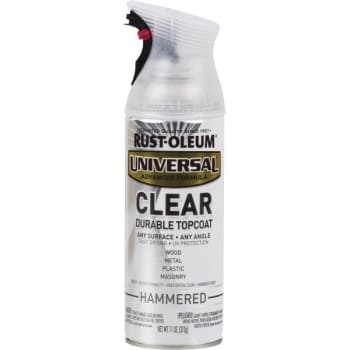 Image for Rust-Oleum 11 Oz Clear Flat Hammered Spray Paint, Package Of 6 from HD Supply