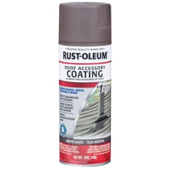 Rust-Oleum 12 Oz Rustic Slate Roof Accessory Coating, Package Of 6
