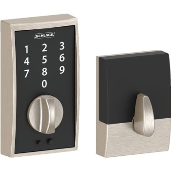 Image for Schlage Century Style Touch Electronic Deadbolt, Satin Nickel from HD Supply