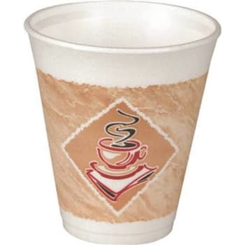 Image for Dart Container Red/brown/black 12 Oz Thermo-Glaze Styrofoam Hot Cup Case Of 1000 from HD Supply