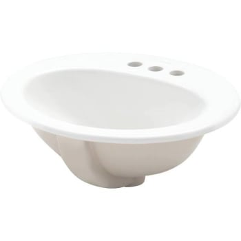 Kohler Pennington Drop-In Vitreous China Bathroom Sink W/overflow Drain In White