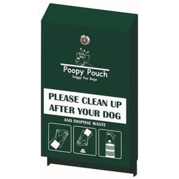 Image for Crown Products Poopy Pouch Pet Waste Header Bag Dispenser, Hunter Green from HD Supply
