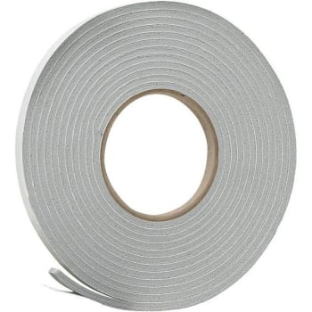 Image for Frost King 3/8 In X 3/16 In X 17 Ft Grey Vinyl Foam Weatherseal Tape from HD Supply