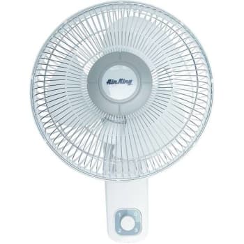 Air King 12 In 3-Speed Wall Mount Oscillating Personal Fan