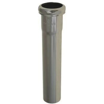 Image for Premier 1-1/2 In X 8 In Brass Extension Tube With Slip Joint, Chrome, 17-Gauge from HD Supply