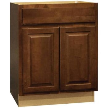 Image for Hampton Bay Assembled 30 X 34.5 X 21 In Bathroom Vanity Base Cabinet In Cognac from HD Supply