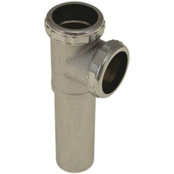 Image for Premier 1-1/2 In X 4 In End Outlet Tee Brass 20-Gauge Slip Joint from HD Supply