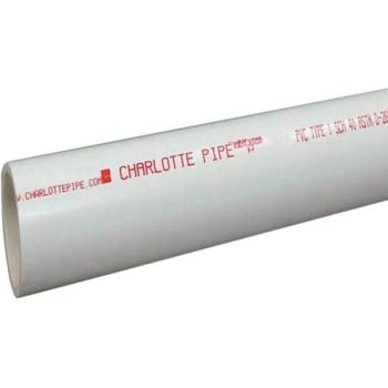 Charlotte Pipe 3 In X 20 Ft Pvc Schedule 40 Dwv Pipe