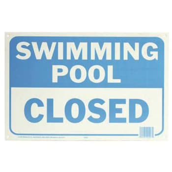 Image for Hy-Ko Water Safety Swimming Pool Closed Sign from HD Supply