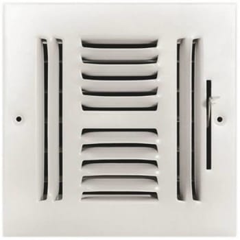 Image for Truaire 6 In X 6 In 4-Way Steel Wall/ceiling Register from HD Supply