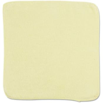 Image for Rubbermaid Commercial 12 In X 12 In Yellow Light Microfiber Cloth Package Of 24 from HD Supply