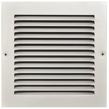 Image for Truaire 8 In X 8 In White Stamped Return Air Grille from HD Supply