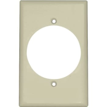 Image for Leviton Ivory 1-Gang Single Outlet Wall Plate from HD Supply