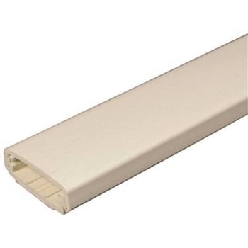 White Non-Metallic On-Wall Raceway Wire Channel by Wiremold at